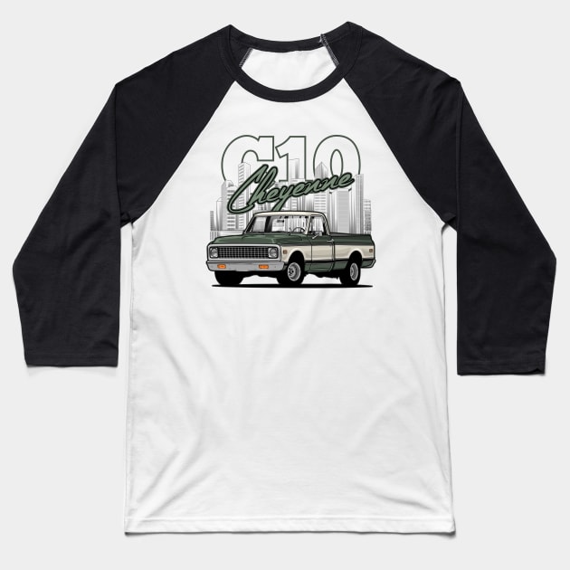 C10 Cheyenne Baseball T-Shirt by WINdesign